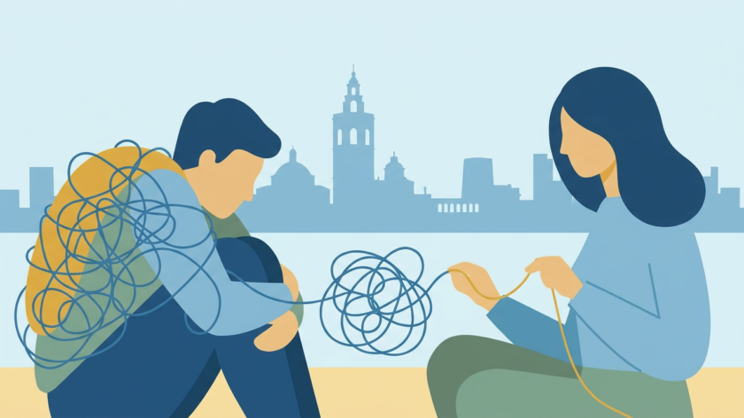 Imagen que ilustra el artículo: Apego ansioso en adultos: señales y tratamiento desde la psicoterapia relacional